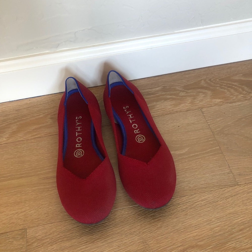 Red Rothy's Ballet Flats
